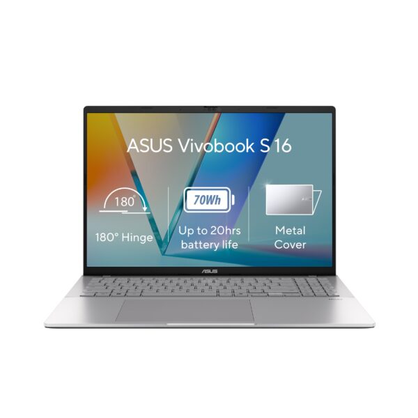 S3607VA-RP097W ASUS Vivobook S 16/S3607VA-RP097W/5-210H/16"/WUXGA/16GB/512GB/Intel int/W11H/Silver/2R