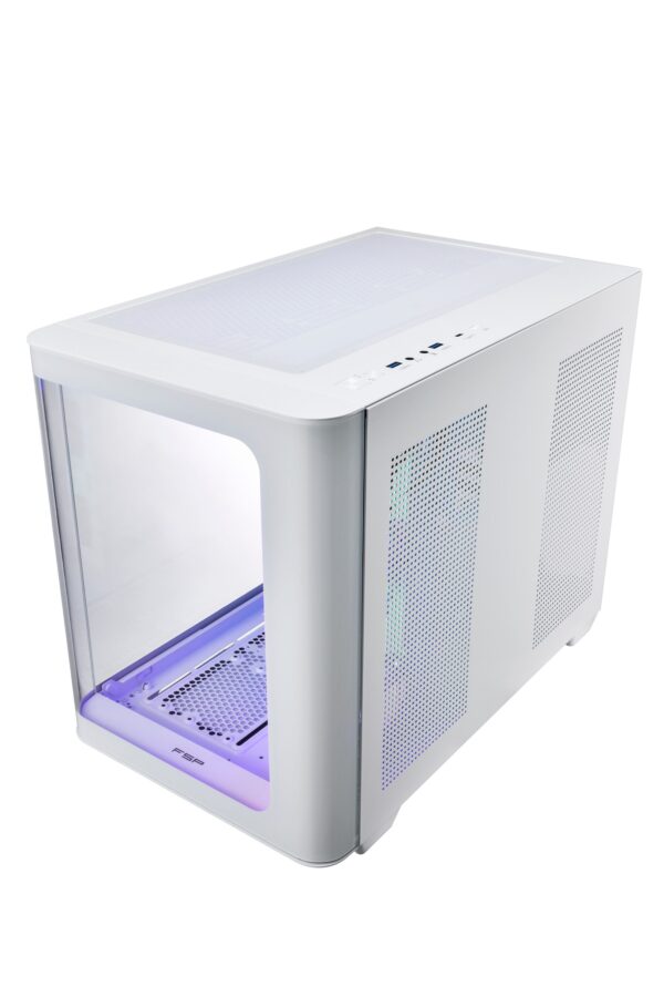 S380-WA-6- FSP S380-WA/Micro ATX/Transpar./Bílá
