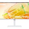 S65TC_016_Front2_White_s-1 Samsung ViewFinity/S65TC/34"/VA/3440x1440/100Hz/5ms/White/2R