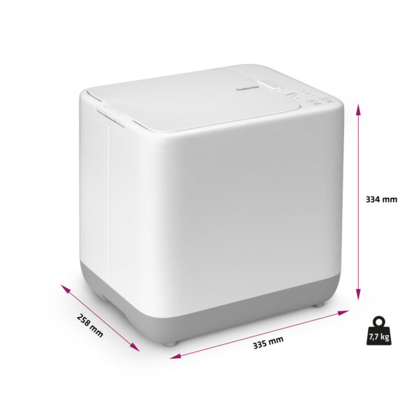 SALENTE_EcoBoos_add Salente EcoBoost, elektrický kompostér, 3,8 l, bílý