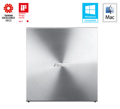 SDRW-08U5S-U-SILVER ASUS SDRW-08U5S-U stříbrná ultraslim DRW USB-A + software
