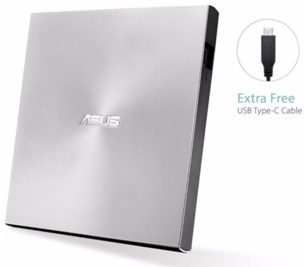 ASUS SDRW-08U9M-U stříbrná ultraslim DRW USB-C/A