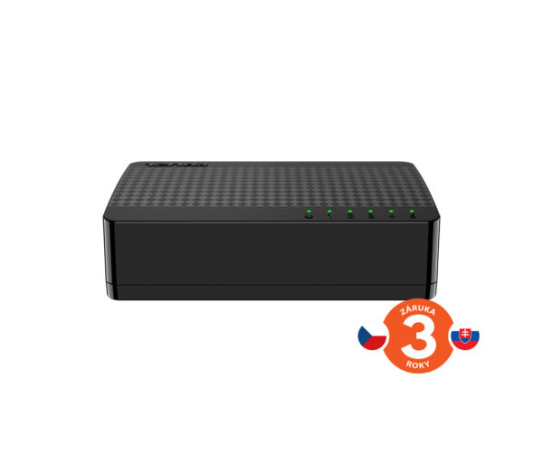 Tenda SG105M -  5x Gigabit Desktop Ethernet Mini Switch, 10/100/1000 Mb/s, 10Gb/s, fanless