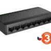 SG108M_02za_s Tenda SG108M - 8x Gigabit Desktop Ethernet Mini Switch, rychlosti 10/100/1000 Mb/s, 16Gb/s
