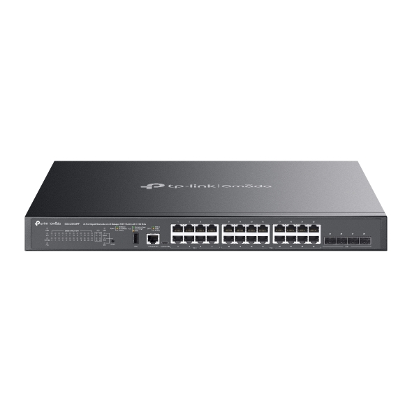 Omada 24-Port Gigabit Stackable Lite L3 Managed PoE++ Switch with 4 10G Slots