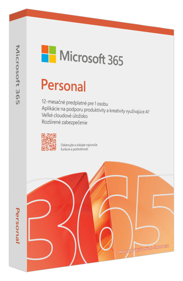 Microsoft 365 Personal FY25H2 Mac/Win, 1rok, SK