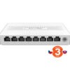 SM108_1za_s Tenda SM108 - 8x Multi-Gigabit 2.5G Ethernet Switch, 100/1000/2500 Mb/s, 40Gb/s, fanless