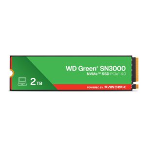 SNDK_WD_Green_SN3000_NVMe_SSD_2TB_3000x3000_Front__s WD Green SN3000 POWERED BY SANDISK/2TB/SSD/M.2 NVMe/3R