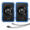 Genius SP-U125/Stereo/3W/Černá-modrá