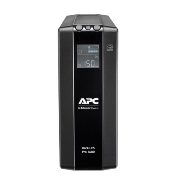 SPD_HEPN-BD3P56_FS_V_1500x1500 APC Back UPS Pro BR 1600VA, 8 Outlets, AVR, LCD Interface