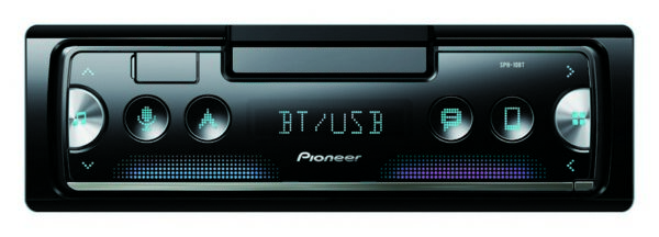 SPH-10BT_EW_front_S_ Pioneer SPH-10BT autorádio s USB a držákem telefonu