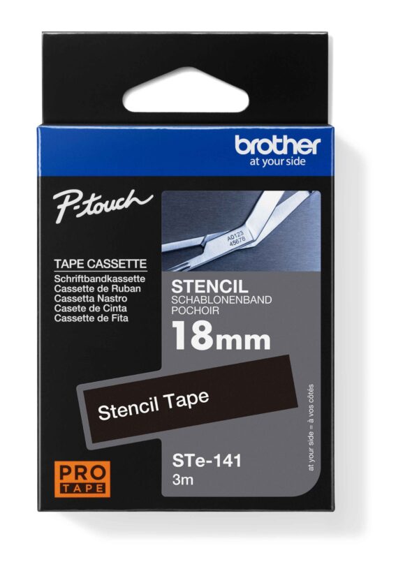 STe-141_Pack_s Brother - STE-141 kazeta s páskou stencil 18 mm