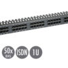 19" ISDN panel Solarix 50 x RJ45 černý 1U SX50-ISDN-BK