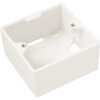 Box na omítku pro zásuvku SX9 bílý 80 x 80 x 41mm
