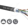 Instalační kabel Solarix CAT5E FTP PVC+PE Fca dvojitý plášť 305m/cívka SXKD-5E-FTP-PVC+PE