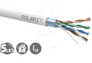 Instalační kabel Solarix CAT5E FTP PVC Eca 305m/box SXKD-5E-FTP-PVC