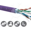Instalační kabel Solarix CAT6 FTP LSOH Dca-s2,d2,a1 500m/cívka SXKD-6-FTP-LSOH