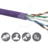Instalační kabel Solarix CAT6 UTP LSOH Dca-s2,d2,a1 305m/box SXKD-6-UTP-LSOH