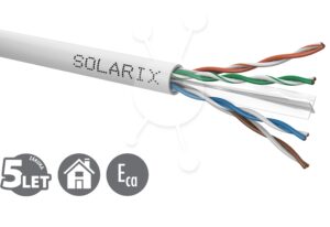SXKD-6-UTP-PVC_1000_s Instalační kabel Solarix CAT6 UTP PVC Eca 100m/box SXKD-6-UTP-PVC