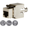 Zařezávací keystone Solarix CAT5E STP SXKJ-5E-STP-BK