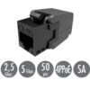 Samořezný keystone Solarix CAT6 UTP SXKJ-6-UTP-BK-SA Component Level a 4PPoE certifikace