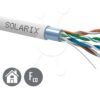Kabel licna Solarix CAT5E FTP PVC šedý 305m/box SXKL-5E-FTP-PVC
