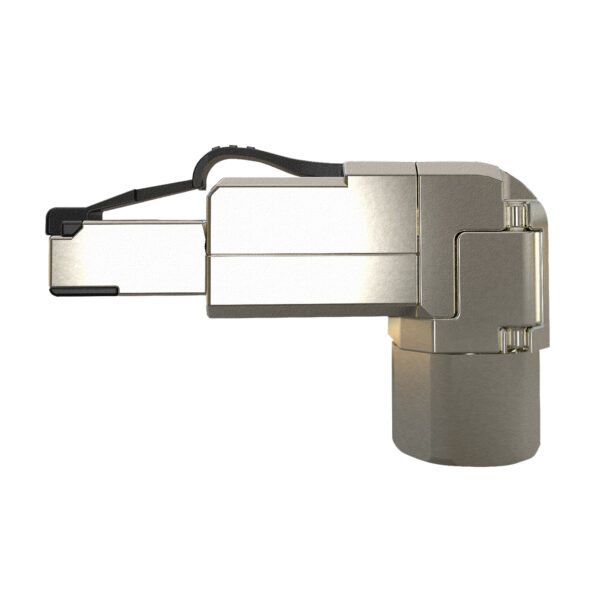 SXRJ45-xx-STP-BK-SA-U_4 Konektor MPTL 90° RJ45 CAT6A STP samořezný SXRJ45-6A-STP-BK-SA-U