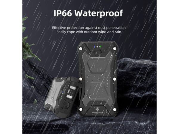 Skadi-I_6 Outdoorová powerbanka Viking SKADI I/Output:1xUSB-A,1xUSB-C/Wireless charge 15W max/10000mAh