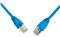 SOLARIX patch kabel CAT6 SFTP PVC 5m modrý snag-proof