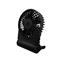ARCTIC Summair 2Go (Black) - Rechargeable Pocket Fan with Stand (74 hours of battery life and variab