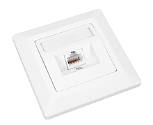 Zásuvka Solarix CAT6 STP 1 x RJ45 pod omítku bílá
