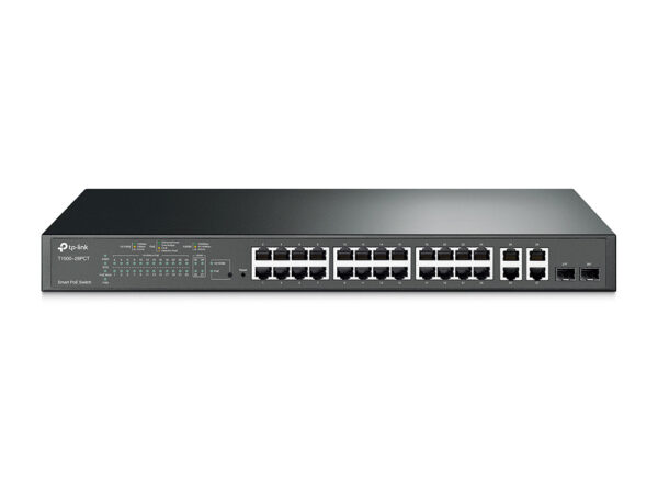 T1500-28PCT-UN-2.0-01_1499757093325g TP-Link SL2428P 24x10/100Mbps+4xGb smart switch,250W POE+ Omada SDN