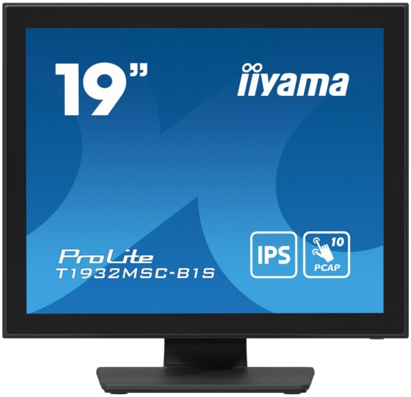 T1932MSC-B1S-10-_s-1 19" iiyama T1932MSC-B1S:IPS,SXGA,PCAP,HDMI,DP