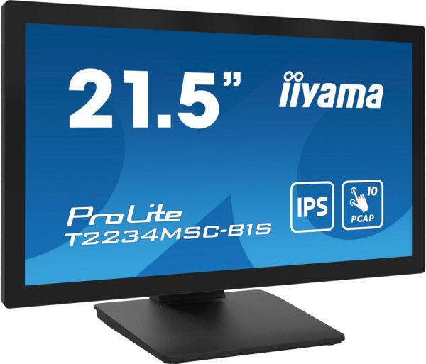 22" LCD iiyama T2234MSC-B1S:PCAP,10P,IPS,FHD,HDMI