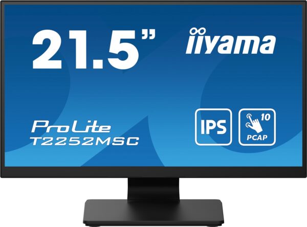 T2252MSC-B2-10-_s-1 22" LCD iiyama T2252MSC-B2: IPS,FHD,10P,DP,HDMI