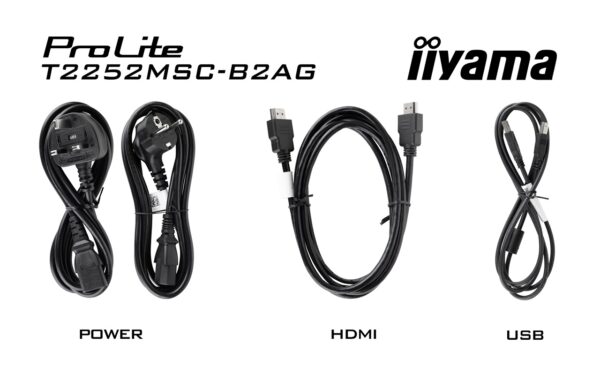 22" LCD iiyama T2252MSC-B2AG-IPS,FHD,10P,