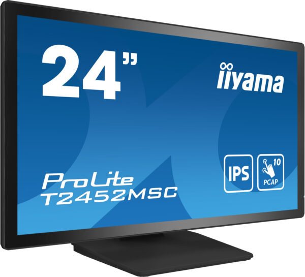 T2452MSC-B1-20- 24" LCD iiyama T2452MSC-B1:PCAP,IPS,FHD,HDMI