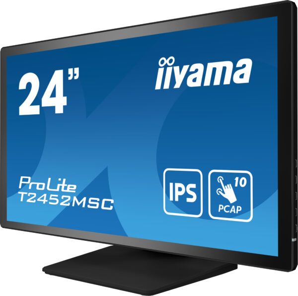 T2452MSC-B1-30- 24" LCD iiyama T2452MSC-B1:PCAP,IPS,FHD,HDMI