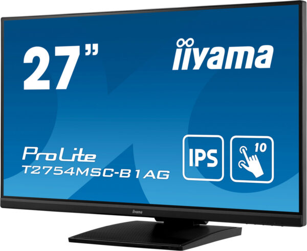 27" iiyama T2754MSC-B1AG: IPS,FHD,AG,10P,HDMI,repr