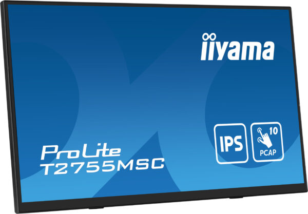 27" iiyama T2755MSC-B1:IPS,FHD,PCAP,Webcam