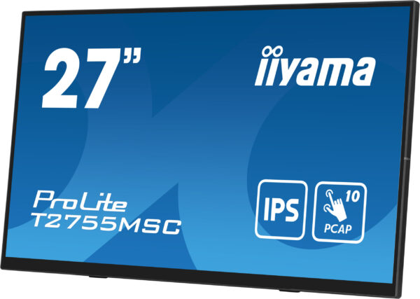 27" iiyama T2755MSC-B1:IPS,FHD,PCAP,Webcam