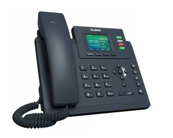Yealink SIP-T33G SIP telefon, PoE, 2,4" 320x240 barevný LCD, 4 x SIP úč., GigE