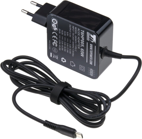 T6 Power univerzální adaptér k notebooku, 65W, USB-C