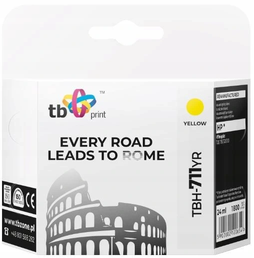 TBH-711YR_s Ink. kazeta TB kompat. s HP TBH-711YR YE