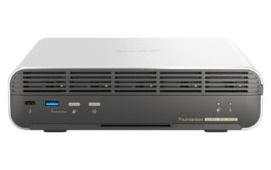 TBS-574TX_Front_s QNAP TBS-h574TX-i5-16G (12core, 16GB RAM, 5x E1.S/M.2 slot, 1x 2,5GbE, 1x 10GbE, 2x Thunderbolt 4)