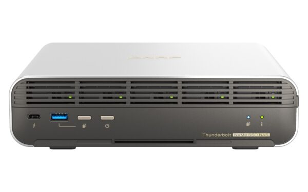 QNAP TBS-h574TX-i5-16G (12core, 16GB RAM, 5x E1.S/M.2 slot, 1x 2,5GbE, 1x 10GbE, 2x Thunderbolt 4)