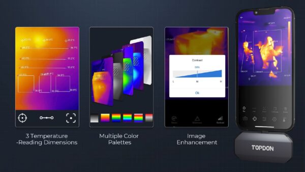 TOPDON TCView TC002 termální infra kamera