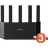 Tenda TE3L BE3600 WiFi 7 Mesh Router, 3570 Mb/s, 3x GWAN / GLAN, IPv6, VPN, WPA3, Wi-Fi+, CZ app