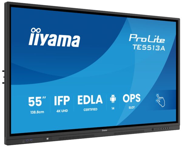 55" iiyama TE5513A-B1AG:IPS,4K,40P,EDLA