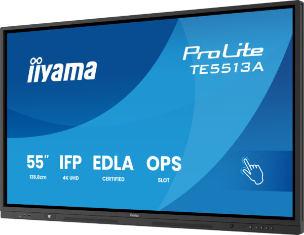 55" iiyama TE5513A-B1AG:IPS,4K,40P,EDLA